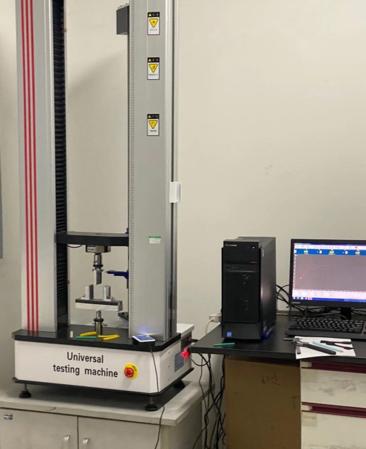 薄膜拉力試驗機示意圖
